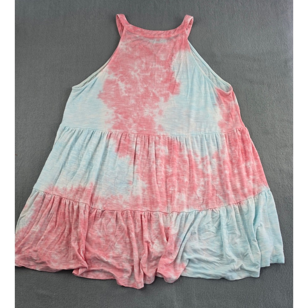 Torrid Pastel Tie Dye Babydoll Tank Top Womens Size 1 Plus - Picture 4 of 8